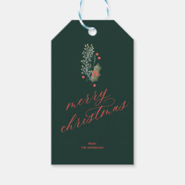Etiquetas de Natal para Folhagem de/para Inverno