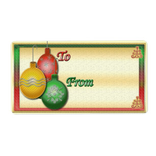 Etiquetas de Natal para presentes