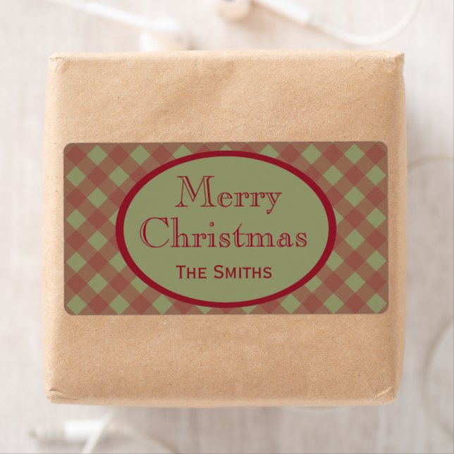 Etiquetas de Natal Rústicas Personalizadas (Insitu)