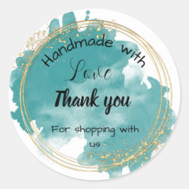 Etiquetas de negócios verdes no mar