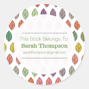 Etiquetas de nome da escola de matrícula de padrão