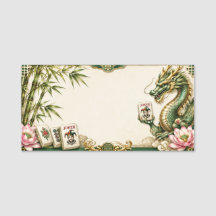 Etiquetas de Nome de Mahjong