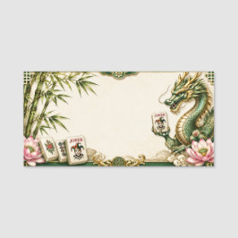 Etiquetas de Nome de Mahjong