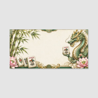 Etiquetas de Nome de Mahjong