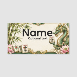 Etiquetas de Nome de Mahjong