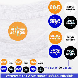 Etiquetas de Nome Personalizadas à Prova d'Água pa