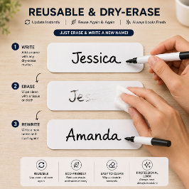 Etiquetas de Nome Personalizadas para Casamentos,
