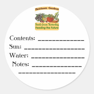 Etiquetas de Pacote de Sementes Personalizadas par