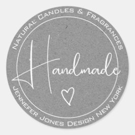 Etiquetas De Papel Feitas À Mão Para A Cinza De Ca