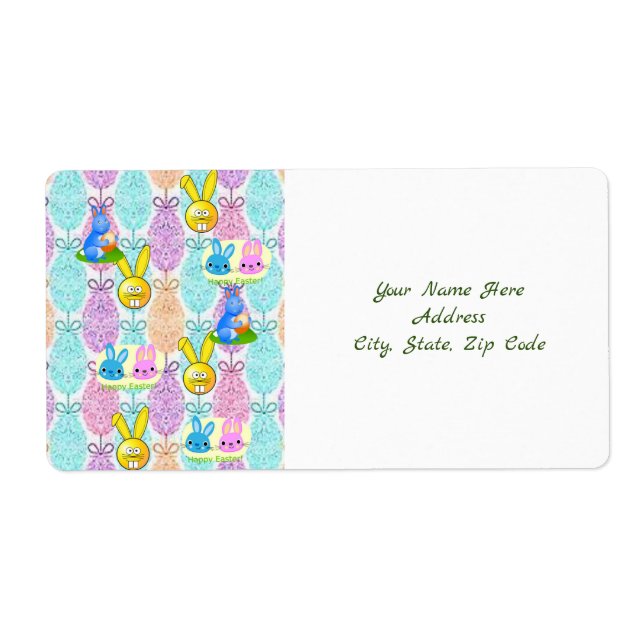 Etiquetas de páscoa (Frente)