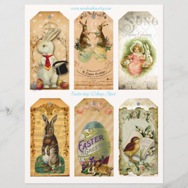 Etiquetas de páscoa (Frente)