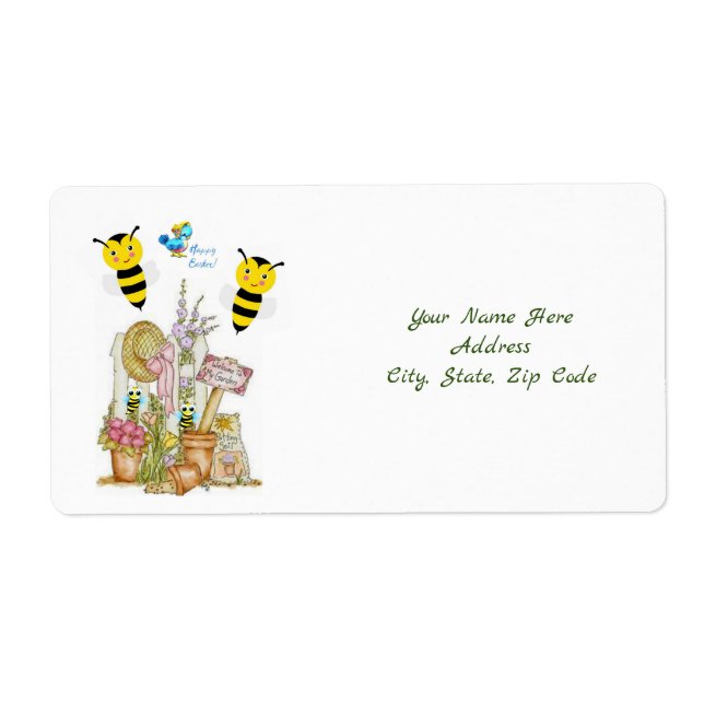 Etiquetas de páscoa (Frente)