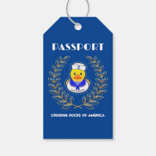Etiquetas de Passaporte do Pato Cruzador