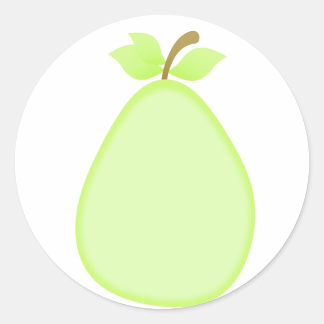 Etiquetas de pera de frutado (Frente)
