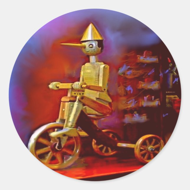 Etiquetas de pinóquio (Frente)