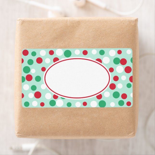 Etiquetas de Pontos de Natal Alegre (Insitu)
