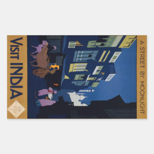 Etiquetas de Poster de viagens da Índia