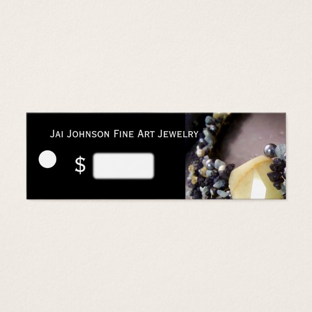 Etiquetas de Preços de Produtos de Joias (Frente)