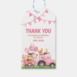 Etiquetas de Presente de Animais de Fazenda, Quint