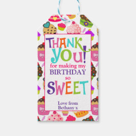 Etiquetas de Presente de Aniversário de Agradecime