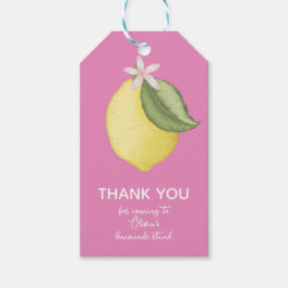 Etiquetas de Presente de Aniversário de Limonada R