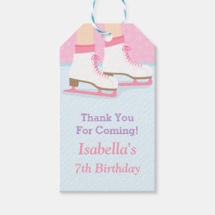 Etiquetas de Presente de Aniversário de Patinação