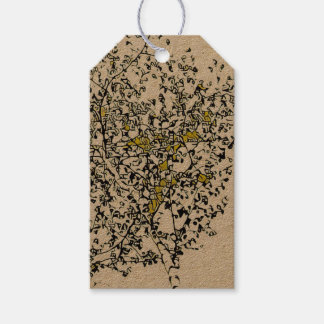 etiquetas de presente de artesanato de pássaro