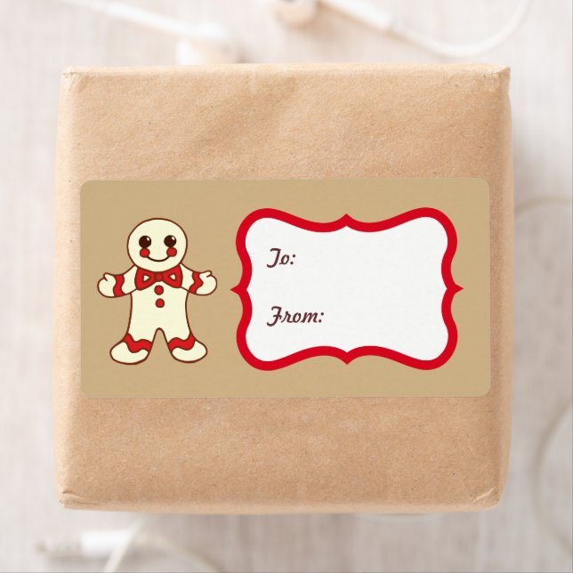 Etiquetas de Presente de Biscoito de Natal (Insitu)