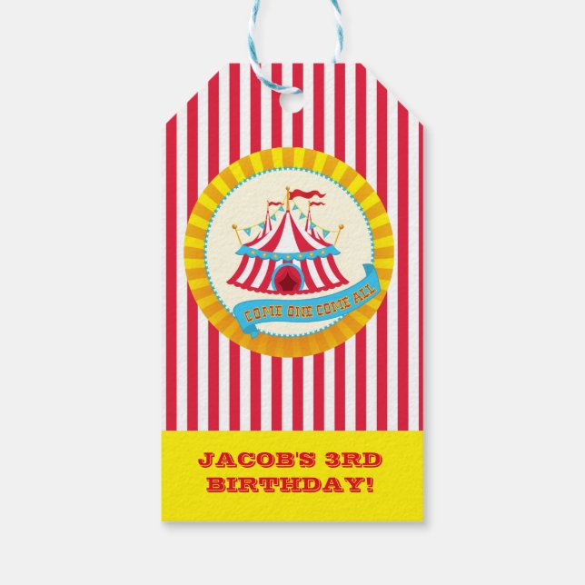 Etiquetas de Presente de Carnaval Personalizadas (Verso)