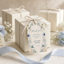 Etiquetas de Presente de Casamento | Floral de Inv