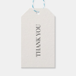 Etiquetas de Presente de Casamento Minimalista | M