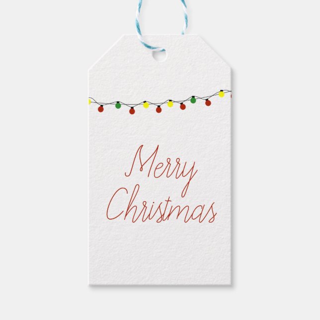 Etiquetas de Presente de Feliz Natal (Frente)