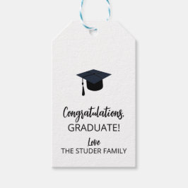 Etiquetas de presente de formatura IMPRESSAS, pres