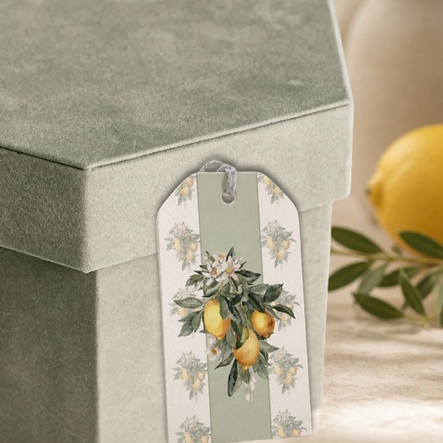 Etiquetas de Presente de Fruta Limão (Criador carregado)