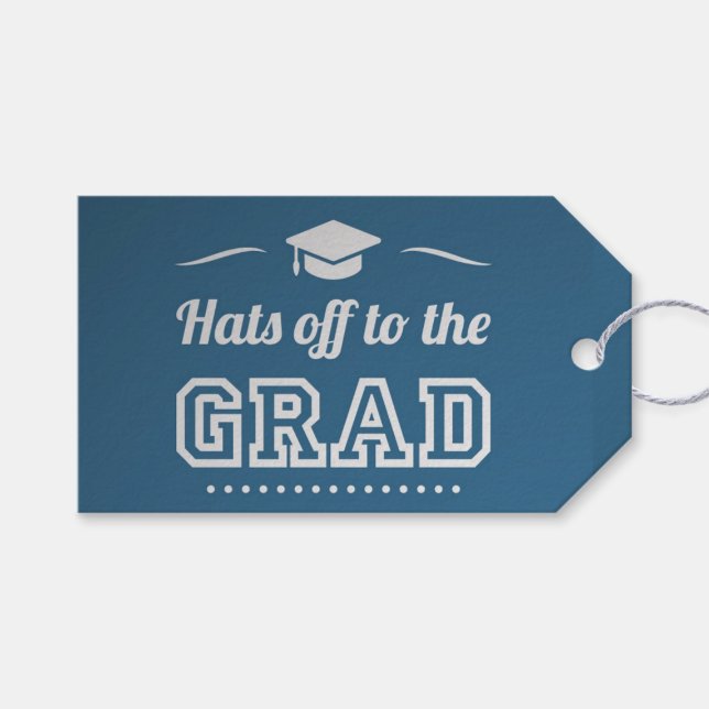 Etiquetas de Presente de Graduação (Frente (horizontal))