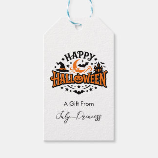 Etiquetas de presente de Halloween, etiquetas de p