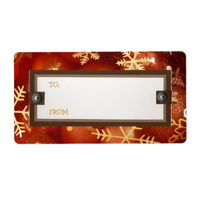 Etiquetas de Presente de Natal (Frente)