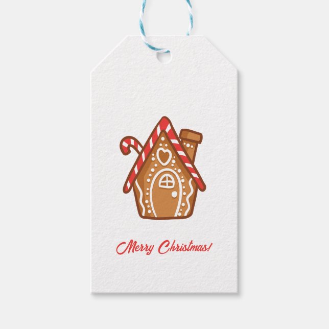 Etiquetas de Presente de Natal Alegre (Frente)