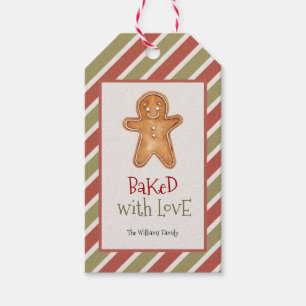 Etiquetas de Presente de Natal Assadas Com Amor