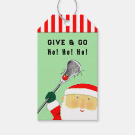 Etiquetas de Presente de Natal de Lacrosse
