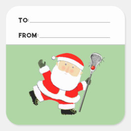 Etiquetas de Presente de Natal de Lacrosse