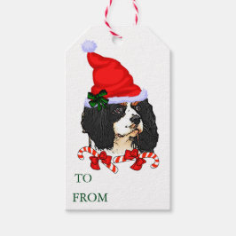 Etiquetas de Presente de Natal para Cavalier King 