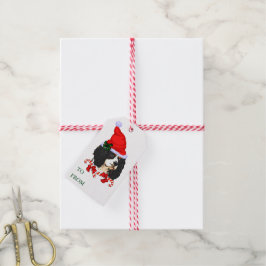 Etiquetas de Presente de Natal para Cavalier King 