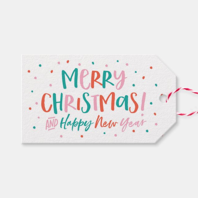 Etiquetas de presente de Natal Personalizadas (Frente (horizontal))
