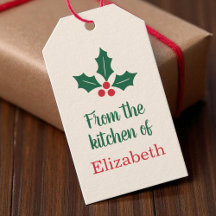 Etiquetas de Presente de Natal Personalizadas com 