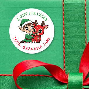 Etiquetas de Presente de Natal Personalizadas para