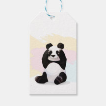 Etiquetas de Presente de Panda Bebê