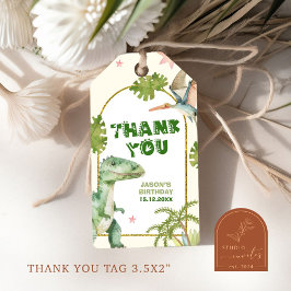 Etiquetas de Presente do Menino Dinossauro