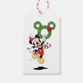Etiquetas de Presente do Mickey Mouse de Natal