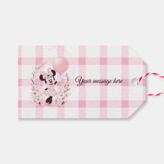 Etiquetas de presente editáveis da Minnie mouse pa